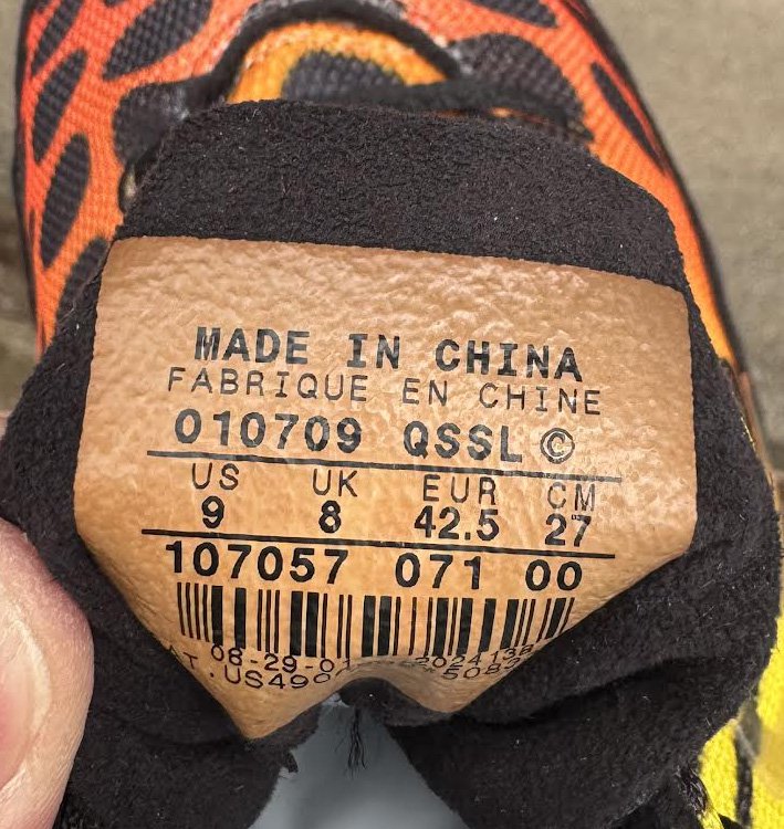 HAL出品 Nike Zoom Ventulus Black / Lightning College Orange (Size 9) DS